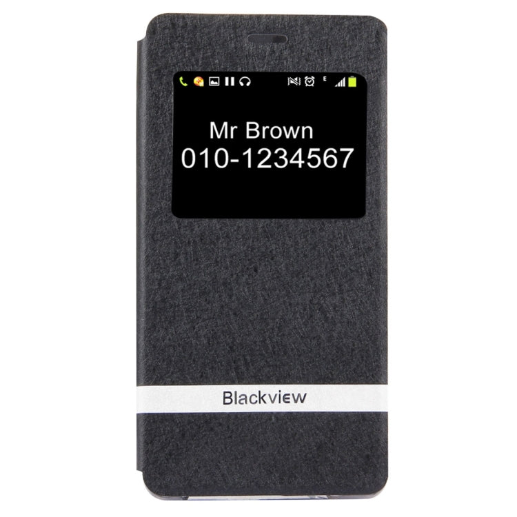 For Blackview A8 (MPH1001) Horizontal Flip Leather Case with Call Display ID & Holder