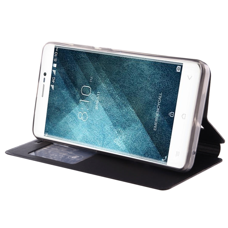 For Blackview A8 (MPH1001) Horizontal Flip Leather Case with Call Display ID & Holder