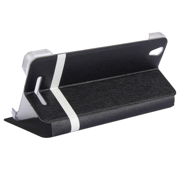 For Blackview A8 (MPH1001) Horizontal Flip Leather Case with Call Display ID & Holder