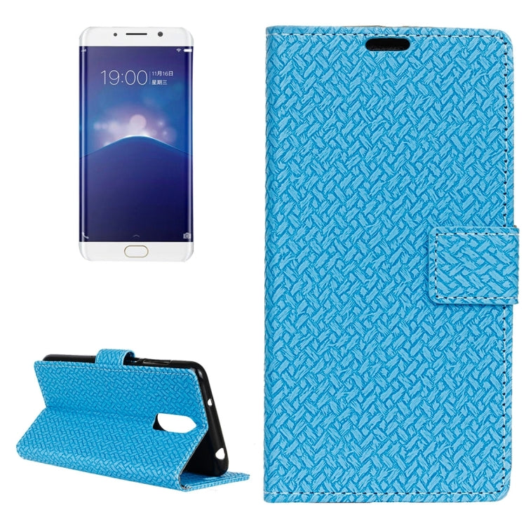 For Vivo X Play 6 Knit Texture Horizontal Flip Leather Case with Holder & Card Slots & Wallet & Photo Frame