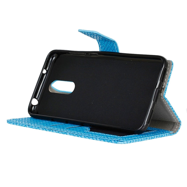 For Vivo X Play 6 Knit Texture Horizontal Flip Leather Case with Holder & Card Slots & Wallet & Photo Frame