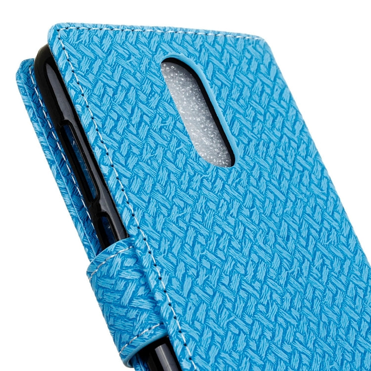 For Vivo X Play 6 Knit Texture Horizontal Flip Leather Case with Holder & Card Slots & Wallet & Photo Frame