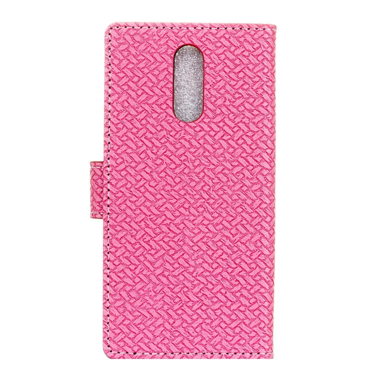 For Vivo X Play 6 Knit Texture Horizontal Flip Leather Case with Holder & Card Slots & Wallet & Photo Frame