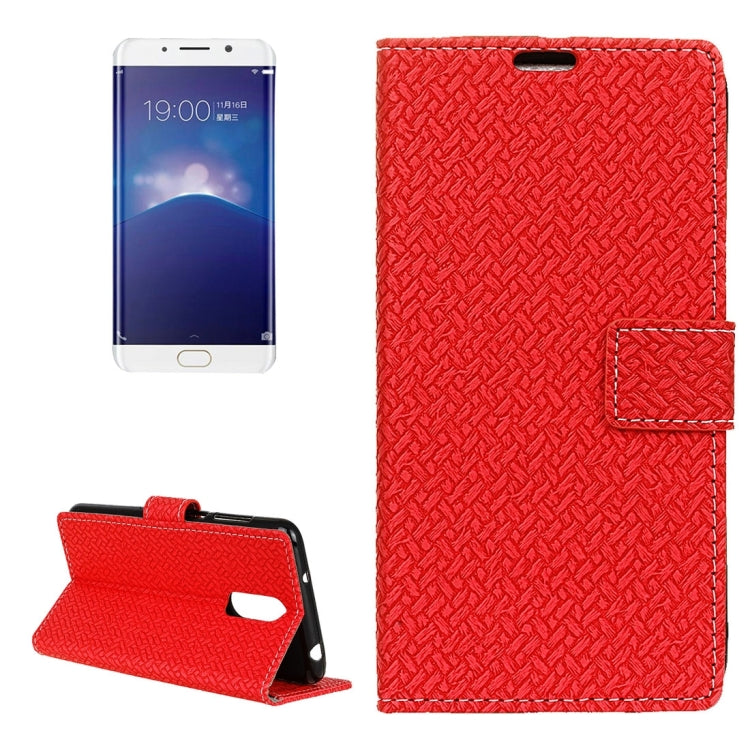 For Vivo X Play 6 Knit Texture Horizontal Flip Leather Case with Holder & Card Slots & Wallet & Photo Frame