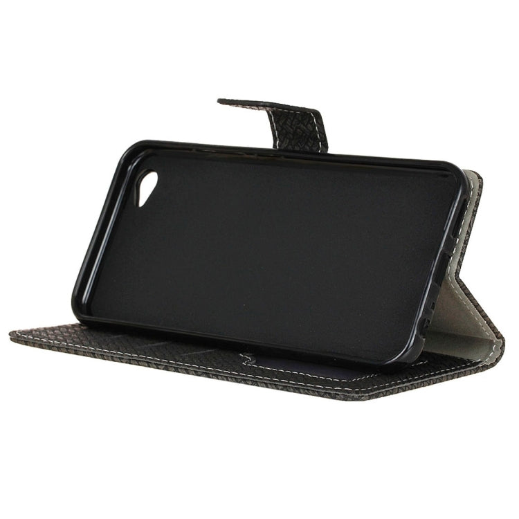 For Vivo X9 Knit Texture Horizontal Flip Leather Case with Holder & Card Slots & Wallet & Photo Frame