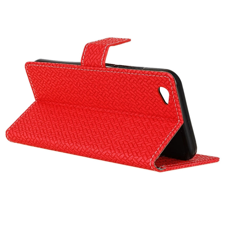 For Vivo X9 Knit Texture Horizontal Flip Leather Case with Holder & Card Slots & Wallet & Photo Frame