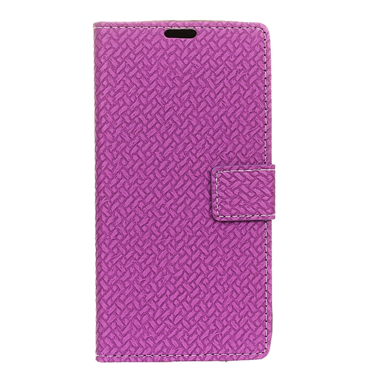 For Vivo Y66 Knit Texture Horizontal Flip Leather Case with Holder & Card Slots & Wallet & Photo Frame
