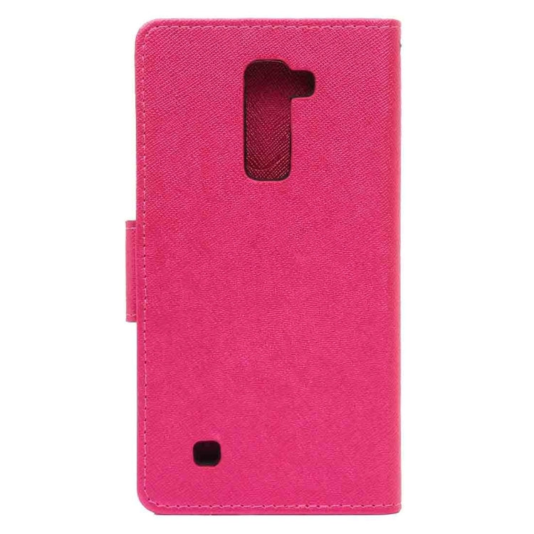 For LG K10 Cross Texture Leather Case with Holder & Card Slots & Wallet