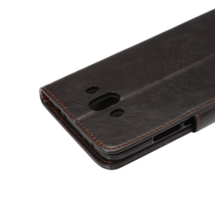 For Huawei Mate 10 Crazy Horse Texture Horizontal Flip Case with Holder & Card Slot & Photo Frame & Wallet