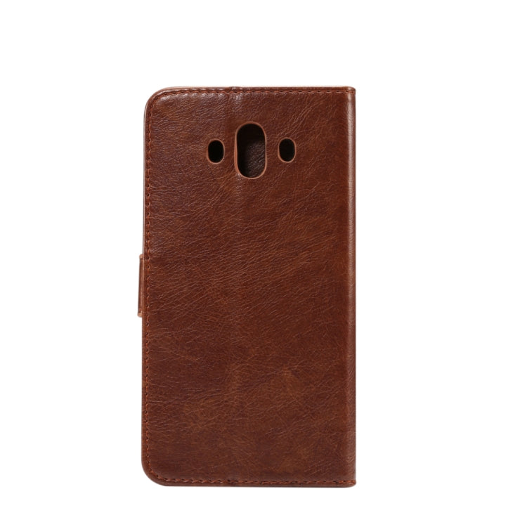 For Huawei Mate 10 Crazy Horse Texture Horizontal Flip Case with Holder & Card Slot & Photo Frame & Wallet