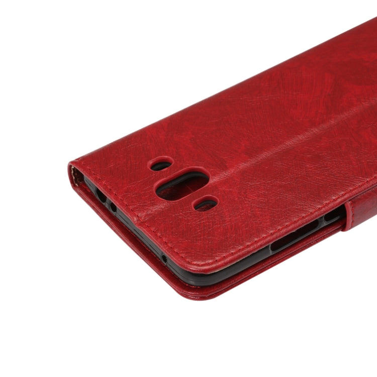 For Huawei Mate 10 Crazy Horse Texture Horizontal Flip Case with Holder & Card Slot & Photo Frame & Wallet