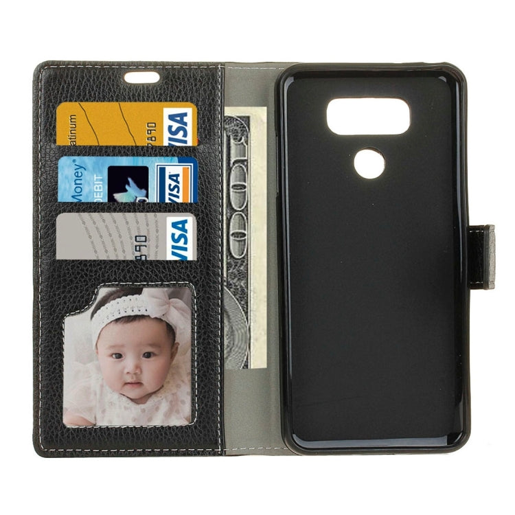 For LG G6 Litchi Texture Horizontal Flip Leather Case with Holder & Card Slots & Wallet & Photo Frame