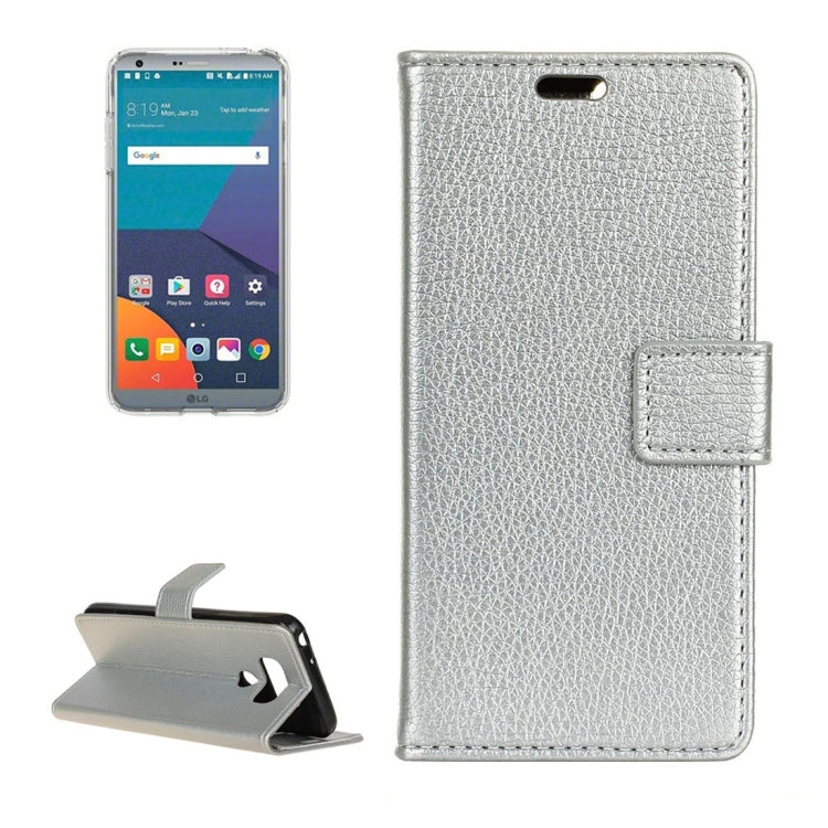 For LG G6 Litchi Texture Horizontal Flip Leather Case with Holder & Card Slots & Wallet & Photo Frame