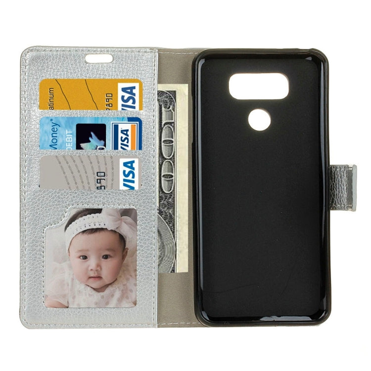 For LG G6 Litchi Texture Horizontal Flip Leather Case with Holder & Card Slots & Wallet & Photo Frame