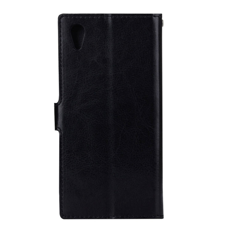 For Sony Xperia L1 Crazy Horse Texture Horizontal Flip Leather Case with Holder & Card Slots & Wallet & Photo Frame