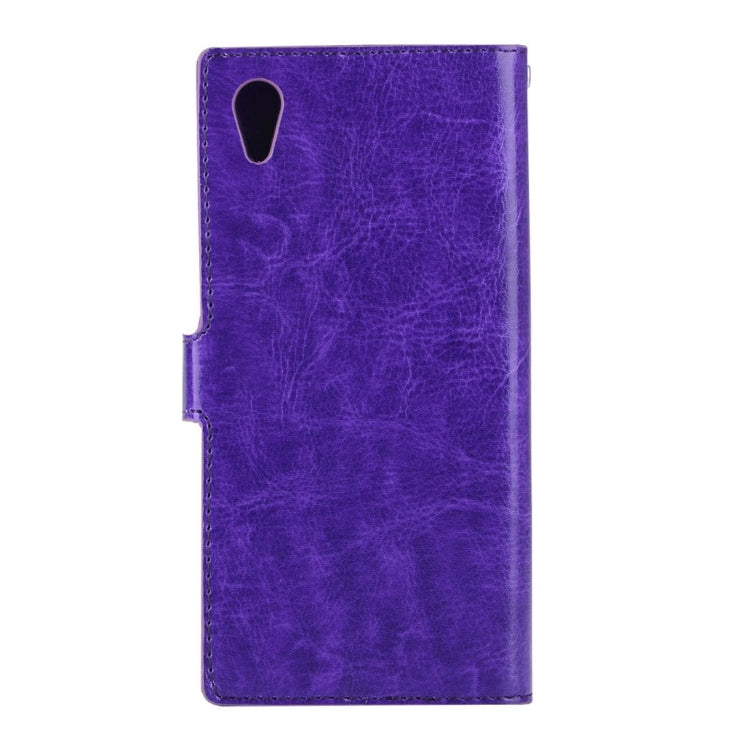 For Sony Xperia L1 Crazy Horse Texture Horizontal Flip Leather Case with Holder & Card Slots & Wallet & Photo Frame