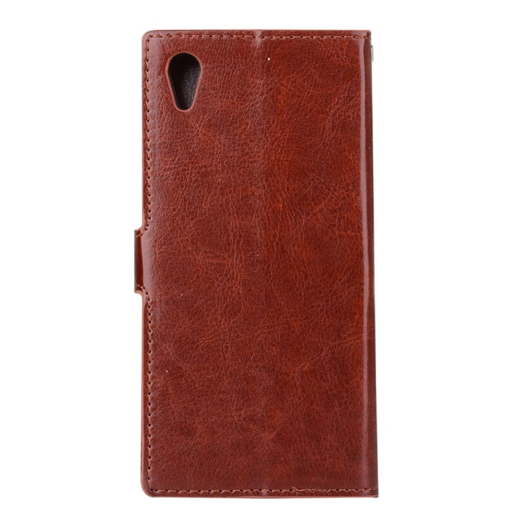For Sony Xperia L1 Crazy Horse Texture Horizontal Flip Leather Case with Holder & Card Slots & Wallet & Photo Frame