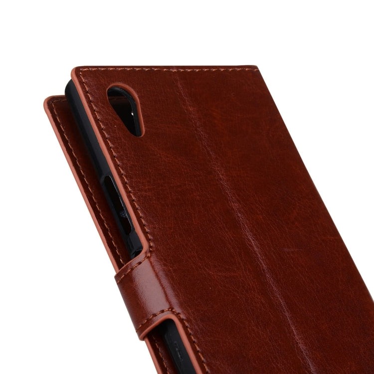 For Sony Xperia L1 Crazy Horse Texture Horizontal Flip Leather Case with Holder & Card Slots & Wallet & Photo Frame