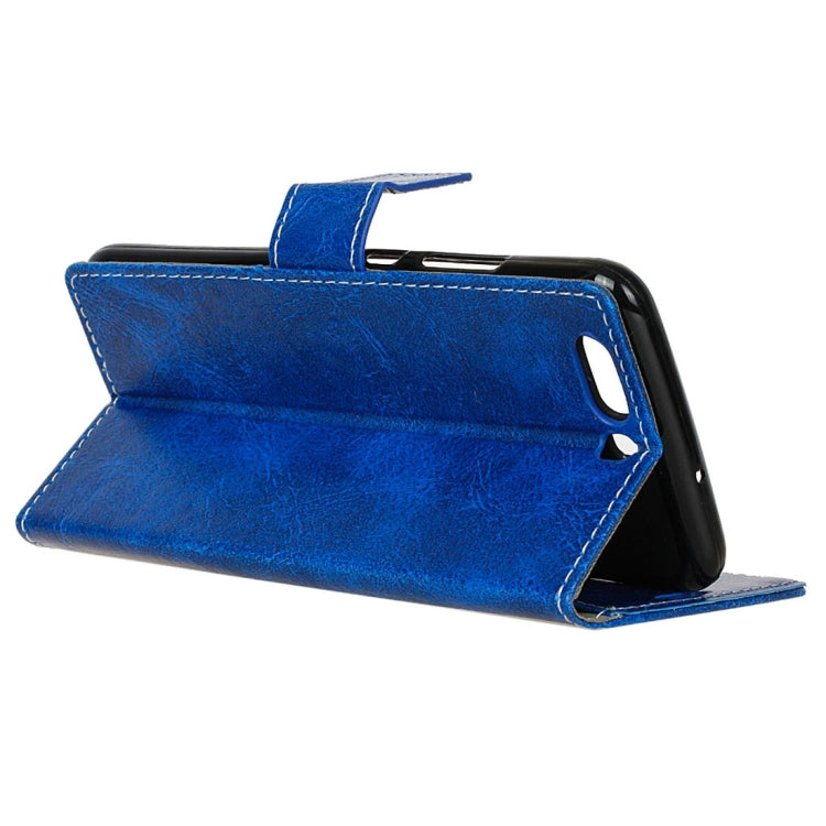 For Huawei P10 Retro Crazy Horse Texture Horizontal Flip Leather Case with Holder & Card Slots & Wallet