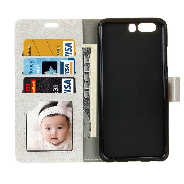 For Huawei P10 Retro Crazy Horse Texture Horizontal Flip Leather Case with Holder & Card Slots & Wallet