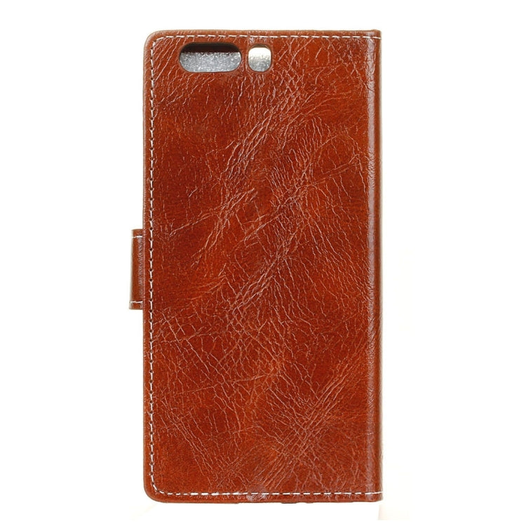 For Huawei P10 Retro Crazy Horse Texture Horizontal Flip Leather Case with Holder & Card Slots & Wallet