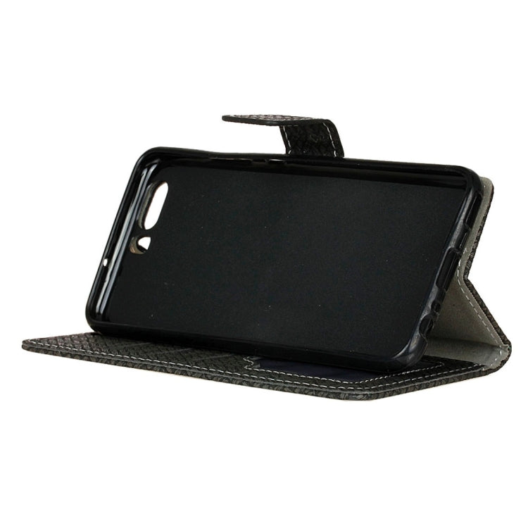 For Huawei P10 Knit Texture Horizontal Flip Leather Case with Holder & Card Slots & Wallet