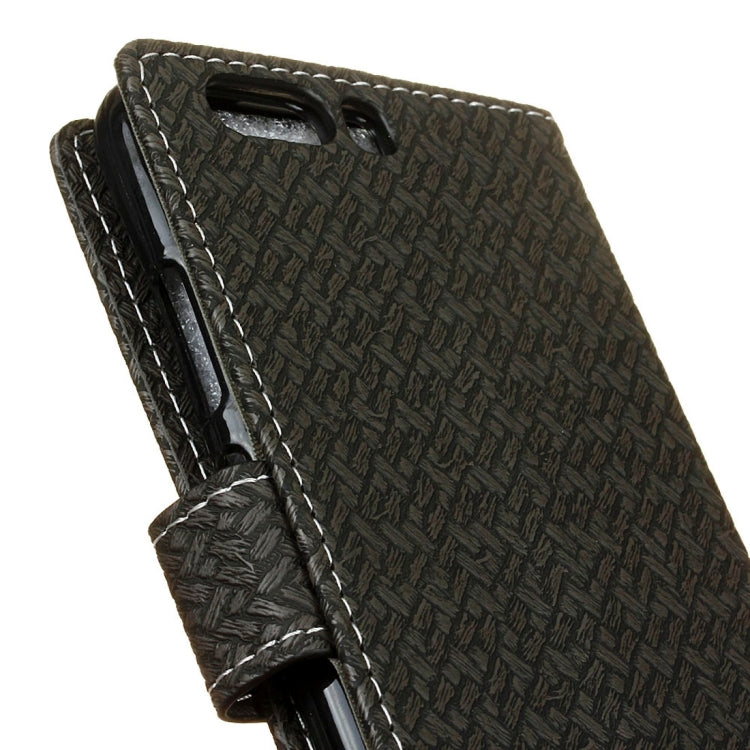 For Huawei P10 Knit Texture Horizontal Flip Leather Case with Holder & Card Slots & Wallet