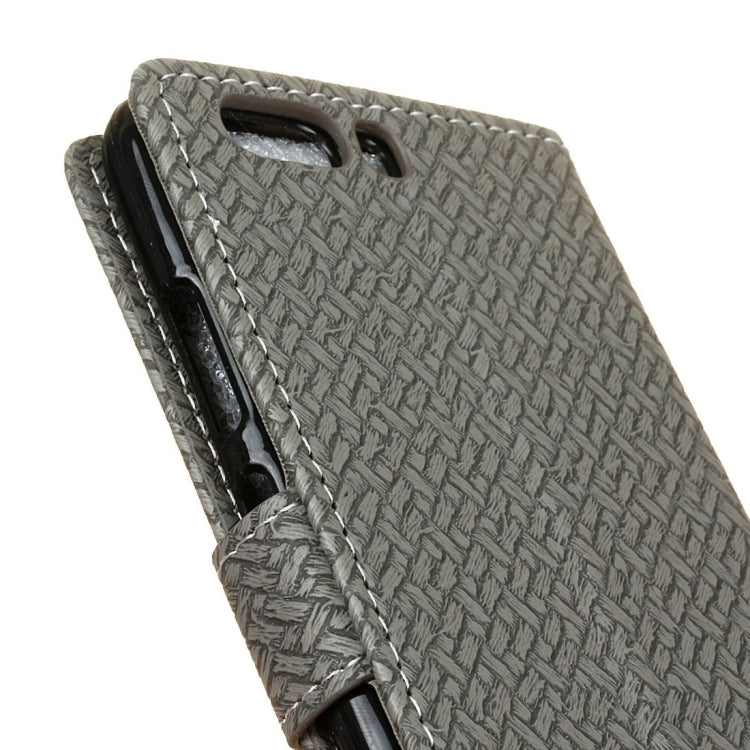For Huawei P10 Knit Texture Horizontal Flip Leather Case with Holder & Card Slots & Wallet