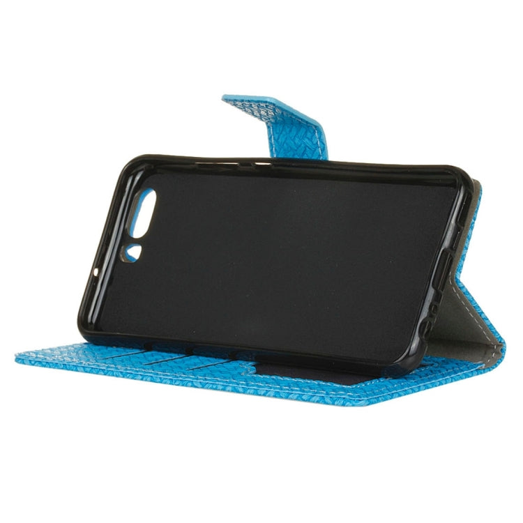 For Huawei P10 Knit Texture Horizontal Flip Leather Case with Holder & Card Slots & Wallet