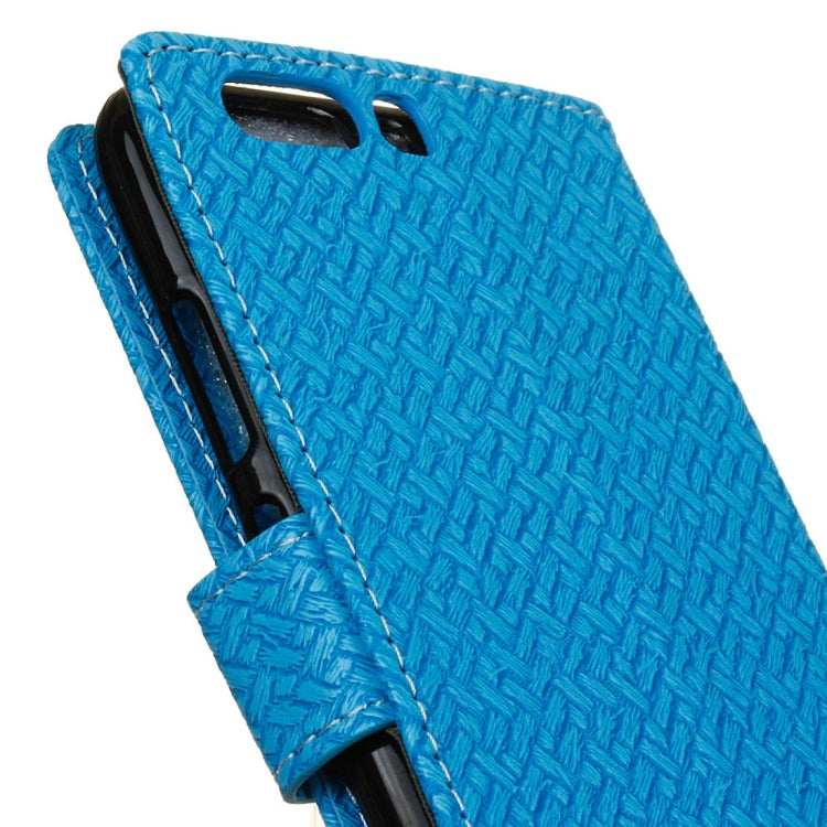 For Huawei P10 Knit Texture Horizontal Flip Leather Case with Holder & Card Slots & Wallet