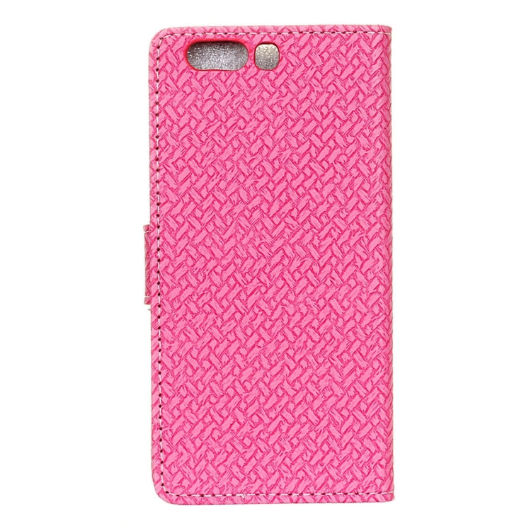 For Huawei P10 Knit Texture Horizontal Flip Leather Case with Holder & Card Slots & Wallet