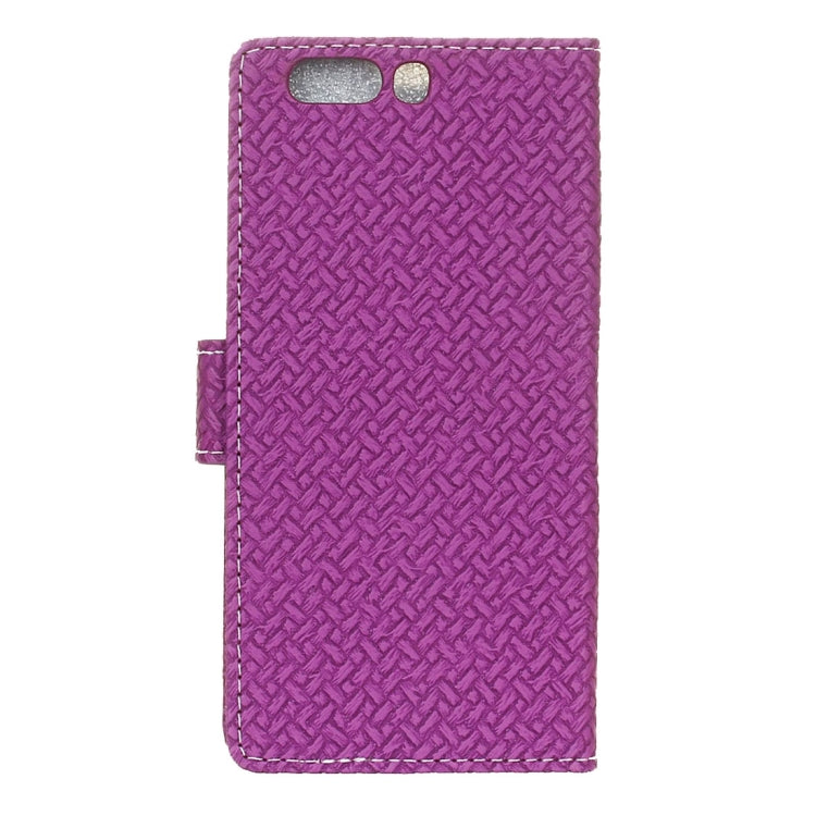 For Huawei P10 Knit Texture Horizontal Flip Leather Case with Holder & Card Slots & Wallet