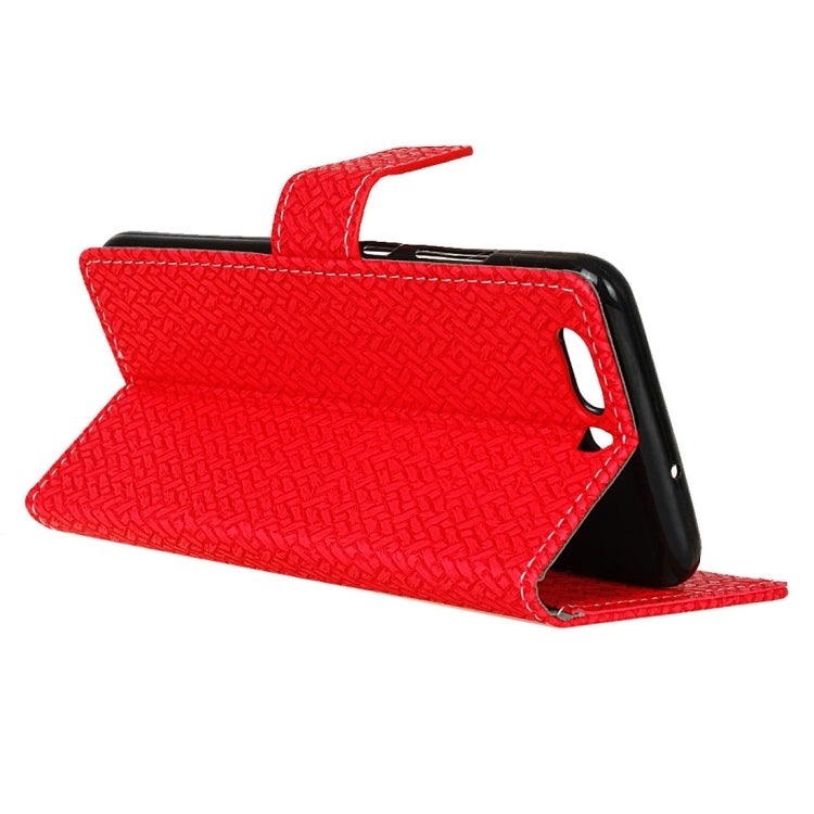 For Huawei P10 Knit Texture Horizontal Flip Leather Case with Holder & Card Slots & Wallet