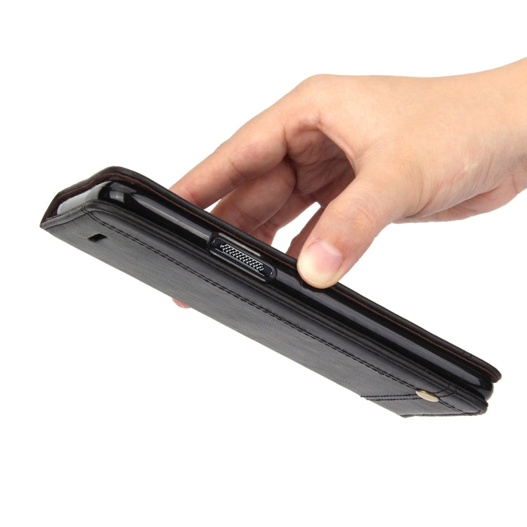 For OnePlus 5 Crazy Horse Texture Horizontal Flip Case with Holder & Card Slot & Wallet