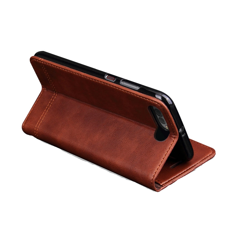 For Huawei P10 Plus Crazy Horse Texture Horizontal Flip Case with Holder & Card Slot & Wallet