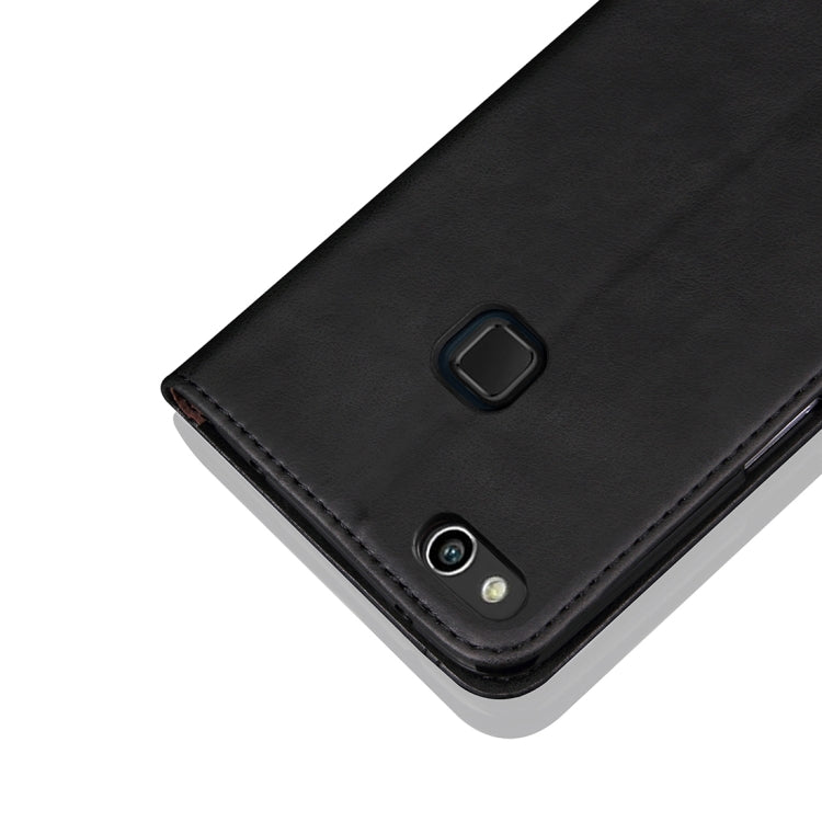 For Huawei P10 Lite Crazy Horse Texture Horizontal Flip Case with Holder & Card Slot & Wallet