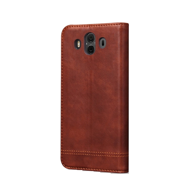 For Huawei Mate 10 Crazy Horse Texture Horizontal Flip Case with Holder & Card Slot & Wallet