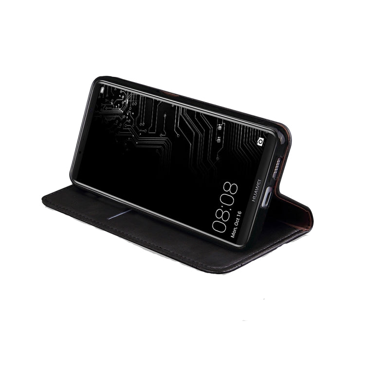 For Huawei Mate 10 Pro Crazy Horse Texture Horizontal Flip Case with Holder & Card Slot & Wallet