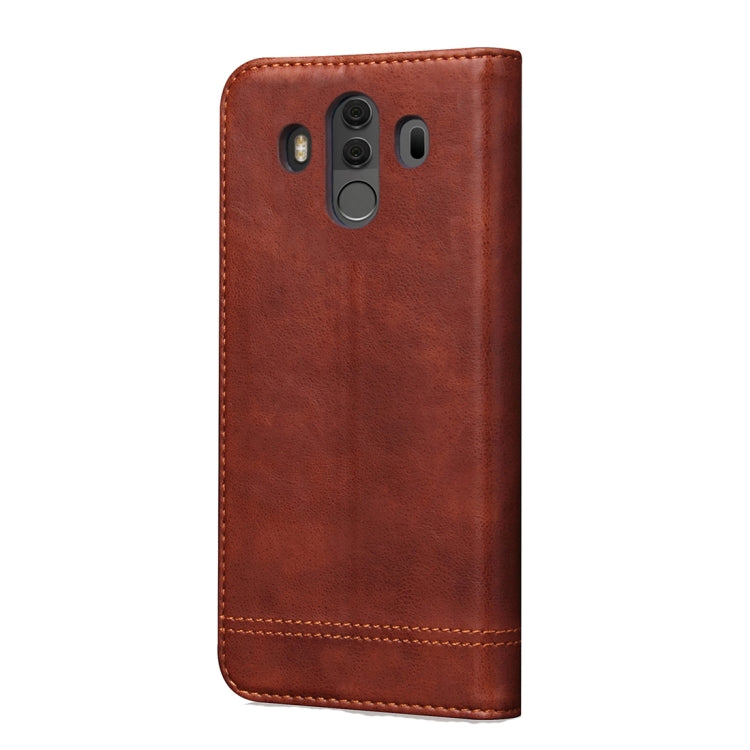 For Huawei Mate 10 Pro Crazy Horse Texture Horizontal Flip Case with Holder & Card Slot & Wallet