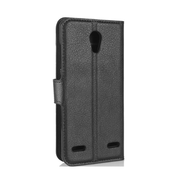 For ZTE Blade A521 Litchi Texture Horizontal Flip Leather Case with Holder & Card Slots & Wallet