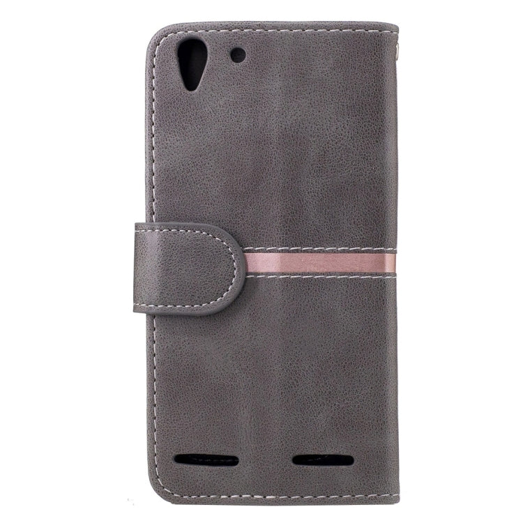 For Lenovo K5 Crazy Horse Texture Horizontal Flip PU Leather Case with Holder & Card Slots & Wallet & Photo Frame & Lanyard
