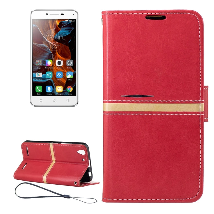 For Lenovo K5 Crazy Horse Texture Horizontal Flip PU Leather Case with Holder & Card Slots & Wallet & Photo Frame & Lanyard