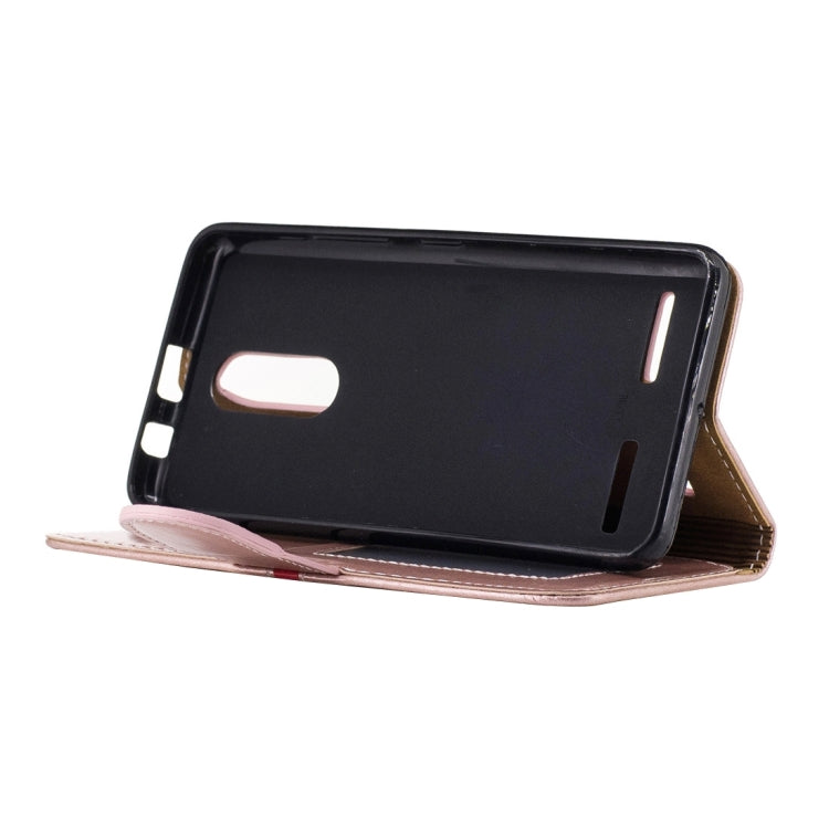 For Lenovo K6 Crazy Horse Texture Horizontal Flip PU Leather Case with Holder & Card Slots & Wallet & Photo Frame & Lanyard