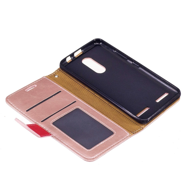 For Lenovo K6 Crazy Horse Texture Horizontal Flip PU Leather Case with Holder & Card Slots & Wallet & Photo Frame & Lanyard