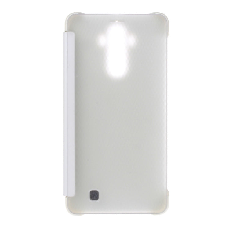 For Huawei Mate 9 Transparent Horizontal Flip Leather Case with Sleep / Wake-up Function