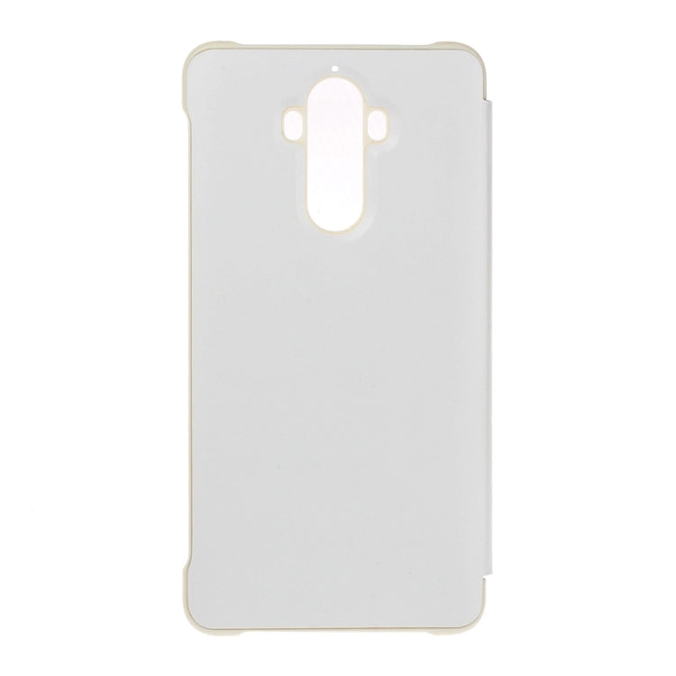 For Huawei Mate 9 Transparent Horizontal Flip Leather Case with Sleep / Wake-up Function