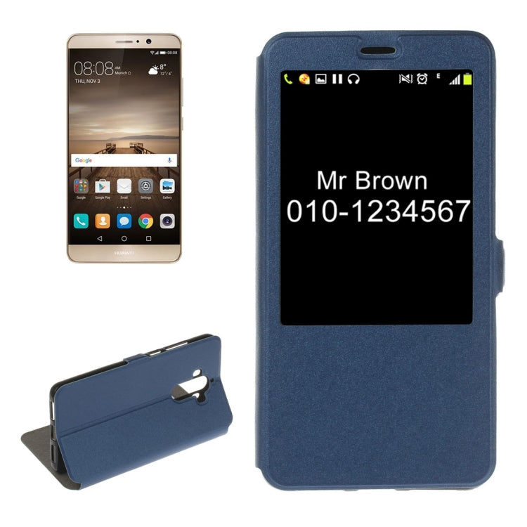 For Huawei Mate 9 Frosted Texture Horizontal Flip Leather Case with Holder & Call Display ID & Sleep / Wake-up Function