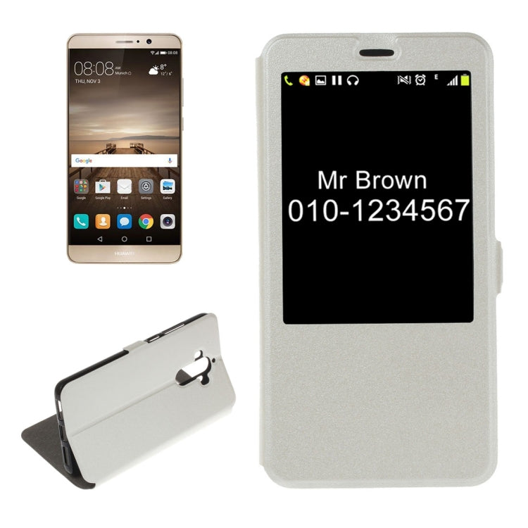 For Huawei Mate 9 Frosted Texture Horizontal Flip Leather Case with Holder & Call Display ID & Sleep / Wake-up Function
