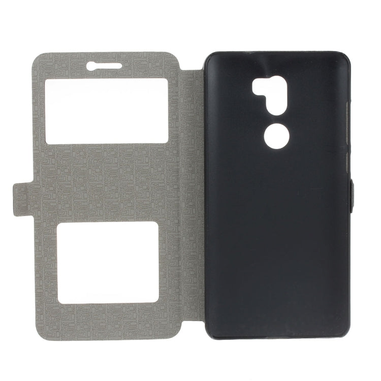 For Xiaomi Mi 5s Plus Frosted Texture Horizontal Flip Leather Case with Holder & Call Display ID & Answer / Reject a Call