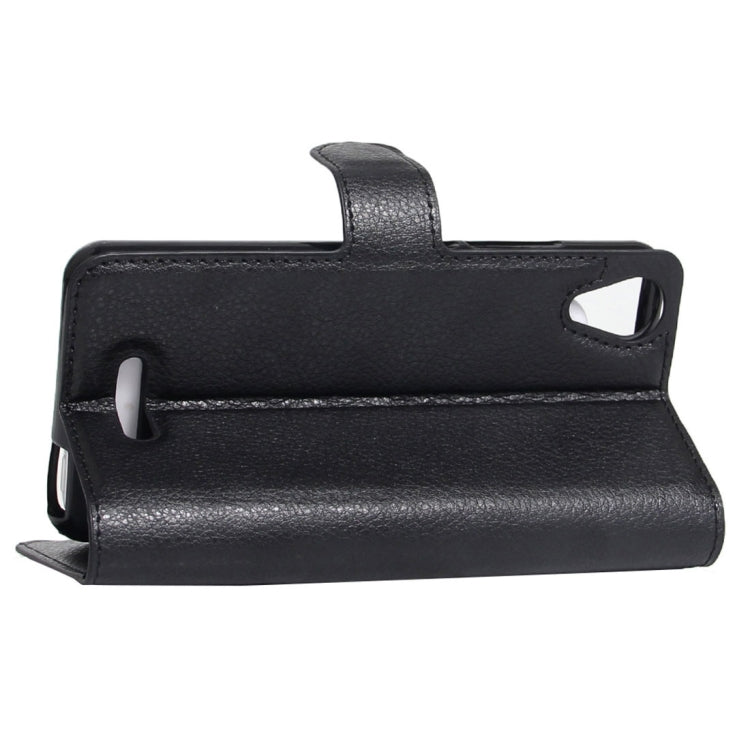 For Wiko U Feel Go Litchi Texture Horizontal Flip Leather Case with Holder & Card Slots & Wallet